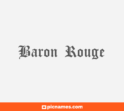 Baron Rouge